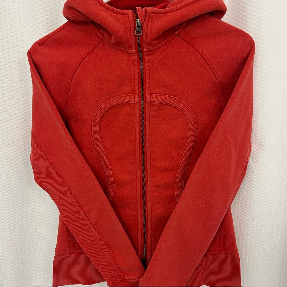 Lululemon - scuba full-zip jacket - red - Picture 2 of 12